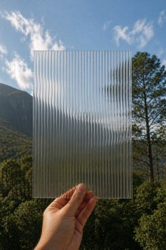 Placa de Policarbonato Alveolar Transparente em Farol - PR